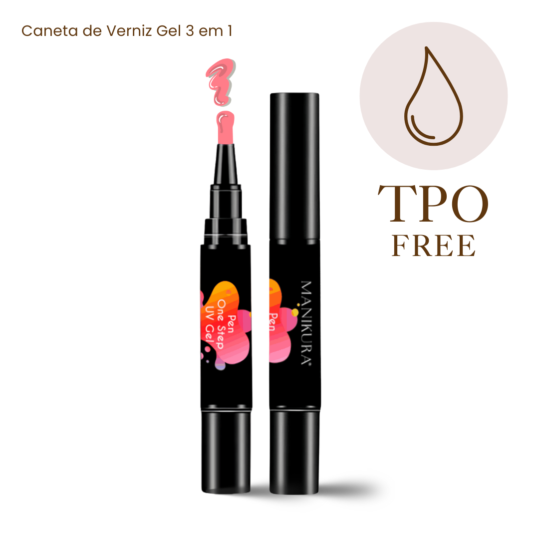Pen One Step - Caneta Verniz Gel 3 em 1